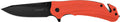 Kershaw 8650 Barricade  3.50" Folding Drop Point Plain Black Oxide 8Cr13MoV SS Blade Orange Glass-Filled Nylon Handle Fe
