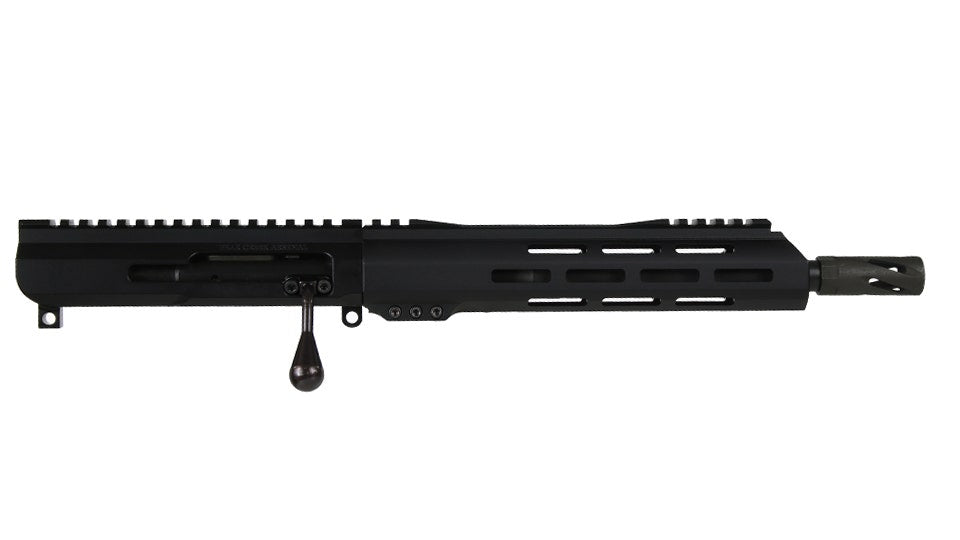 BC-15 .300 Blackout Bolt Action Style Complete Upper Assembly, 10.5" Parkerized Heavy Barrel, 1:8 Twist, Hammer Forged, Bufferless, 10" M-LOK Rail