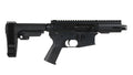 BC-15 | .338 ARC Right Side Charging Complete Pistol w/ Micro Flash Hider & Pistol Brace | 4.5" Parkerized Heavy Barrel | 1:8 Twist | Forged Lower | Micropistol Length Gas System | MLOK Split Rail