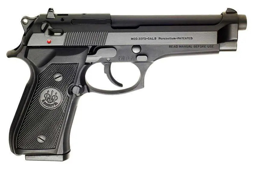 BERETTA M9 COMMERCIAL 9MM 4.9" PISTOL BLACK/BRUNITION 2-15RD MAGAZINES LE