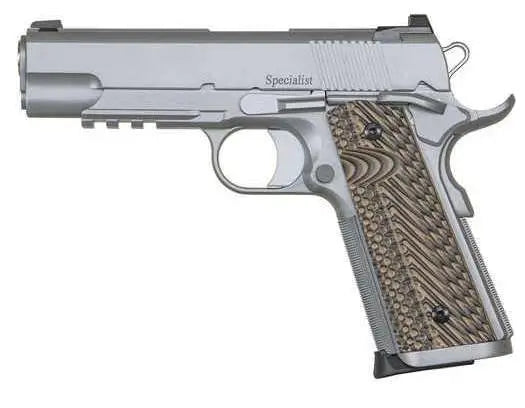 DAN WESSON SPECIALIST COMMANDER 45ACP PISTOL 4.25" STS TRITIUM SIGHTS AMBI G10 8RD