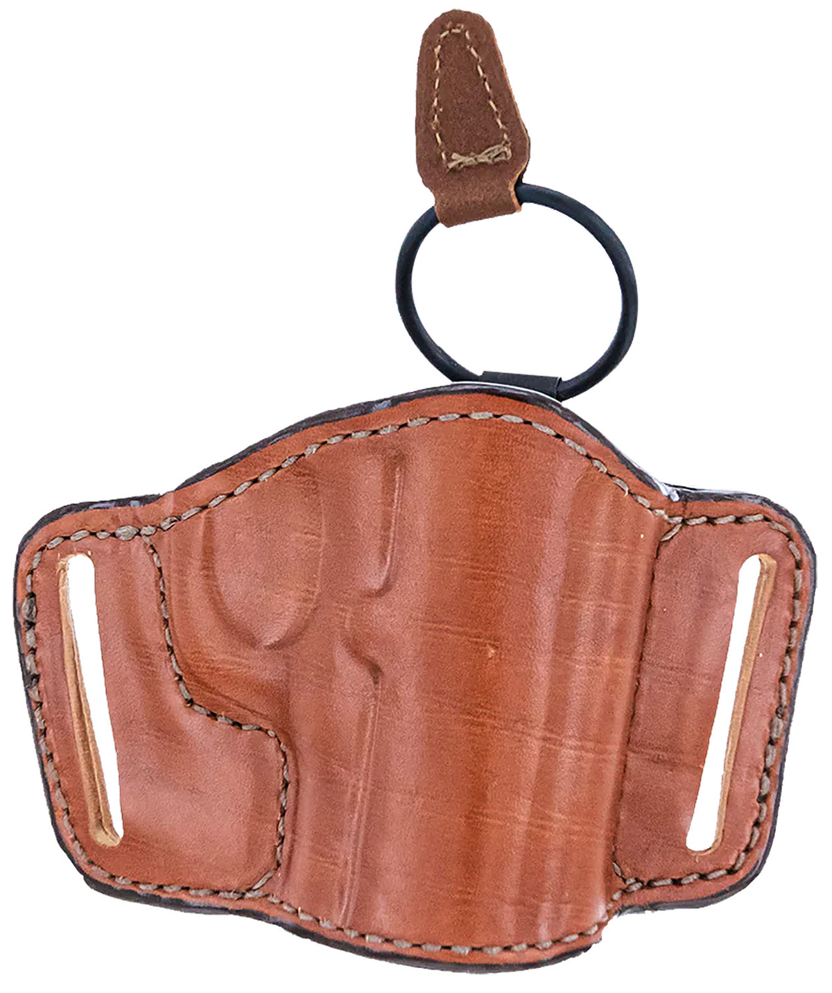Bianchi 19256 105 Minimalist  OWB Size 14 Tan Leather Belt Slide Compatible w/Sig P365/Glock 42/Bersa Thunder/S&W 1911 B