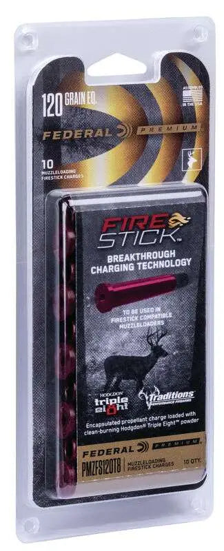 FEDERAL 120GR FIRESTICK TRIPLE 8 10 RD/BX 10 BX/CS