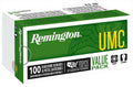 Remington Ammunition 23687 UMC Value Pack 40S&W 180gr Jacketed Hollow Point 100 Per Box/6 Case