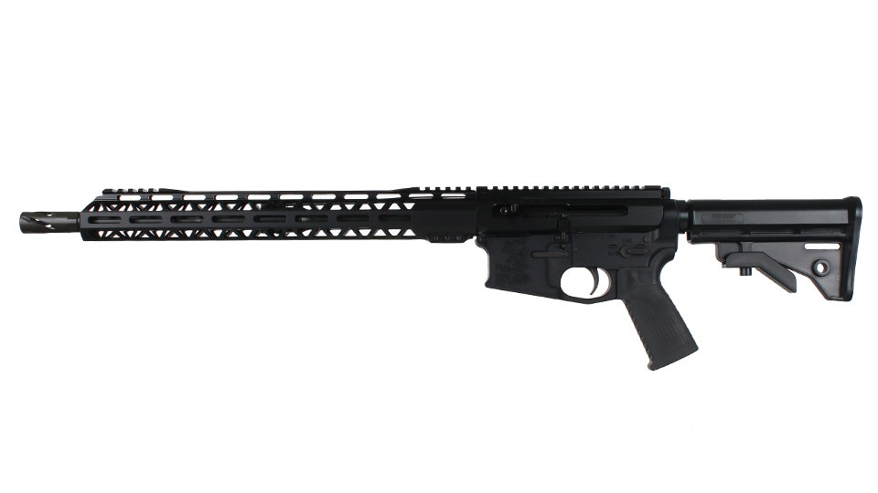 BC-15 .350 Legend Left Side Charging Complete Rifle, 16" Parkerized Contour Barrel, 1:16 Twist, Billet Lower, Carbine Length Gas System, 15" M-LOK Rail