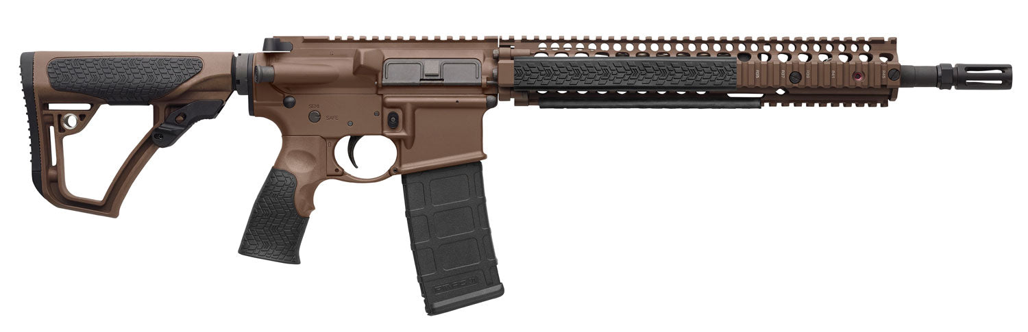 Daniel Defense 0208815126055 DDM4 M4A1 *CA Compliant 5.56x45mm NATO 14.50" 10+1 Mil-Spec Brown Cerakote 6 Position w/Sof