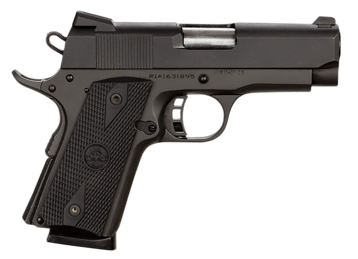 Rock Island 51429 Rock Standard CS 45 ACP Caliber with 3.60" Barrel, 7+1 Capacity, Overall Black Parkerized Finish Steel