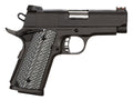 Rock Island 51479 Rock Ultra CS 45 ACP Caliber with 3.50" Barrel, 7+1 Capacity, Overall Black Parkerized Finish Steel, B