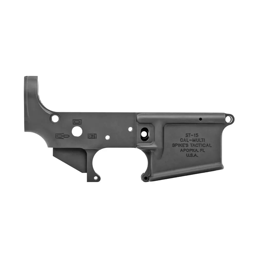SPIKES TACTICAL STRIPPED LOWER RECEIVER MULTI CAL, NO LOGO