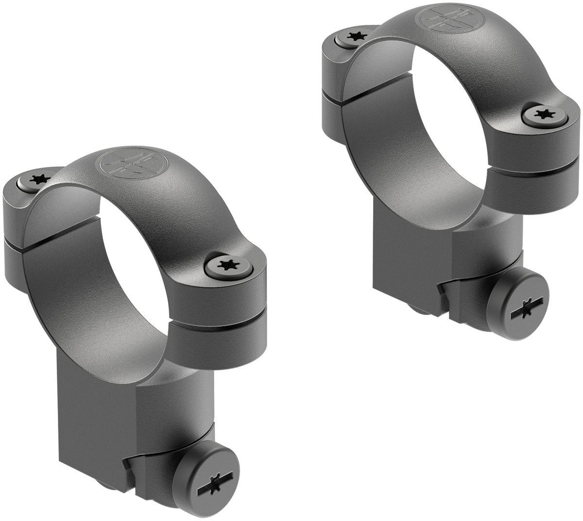 Leupold 51043 Ringmounts  Matte Black  Ruger M77 30mm Super High