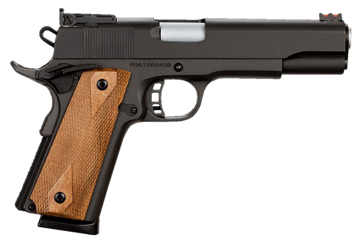 Rock Island 51434 Pro Ultra Match *CA Compliant 45 ACP Caliber with 5" Barrel, 8+1 Capacity, Overall Black Parkerized Fi