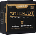 Speer 4482 Gold Dot Personal Protection 45Cal 230gr Hollow Point 100 Per Box/5 Case