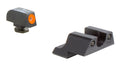 Trijicon 600785 HD Night Sights  Green/Tritium Orange Outline Front Sight-Green Tritium Black Outline Rear Sight Glock 4