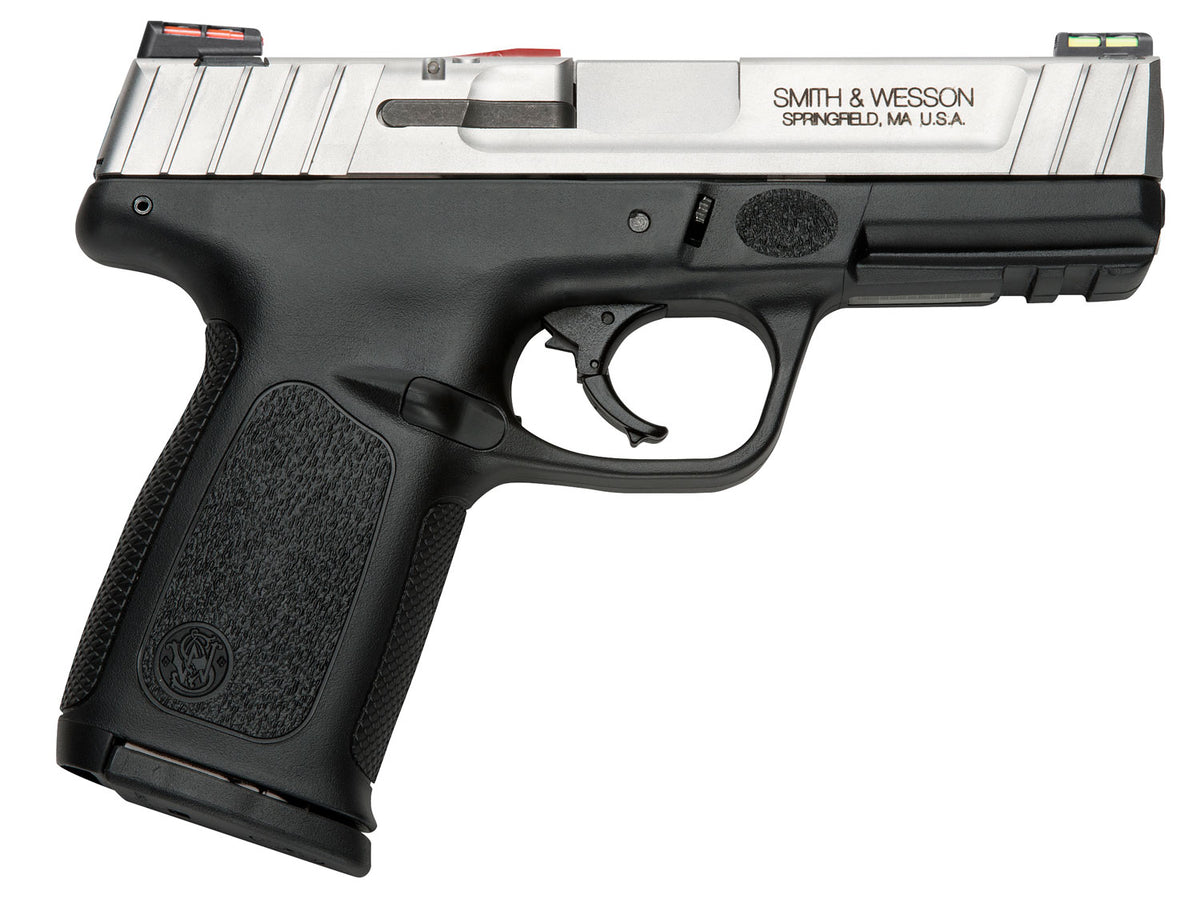 Smith & Wesson 11907 SD VE 9mm Luger Caliber with 4" Barrel, 10+1 Capacity, Matte Black Finish Picatinny Rail Frame, Ser