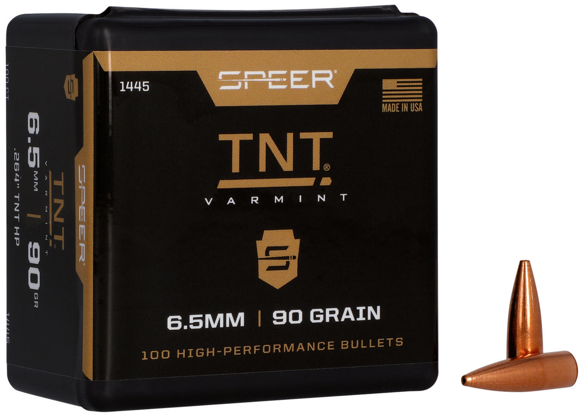 Speer 1445 TNT  6.5Creedmoor 90gr Jacketed Hollow Point 100 Per Box/5 Case