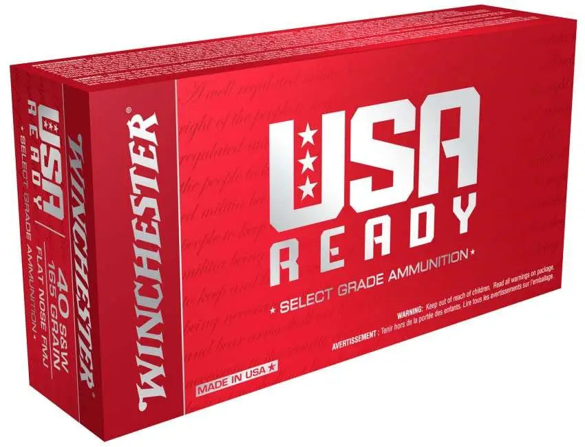 .40 165GR FMJ FLT NOSE 50RDS