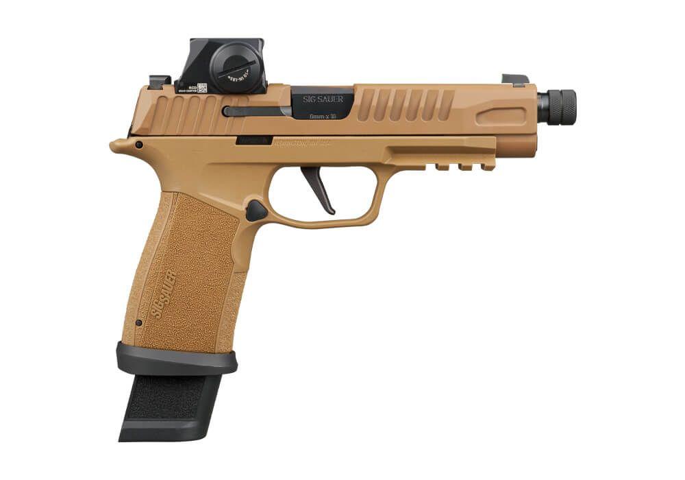 SIG P365 TacOps 9mm (4) 21rd 5.1in COY Xray 3 Thrd Bbl RXSL