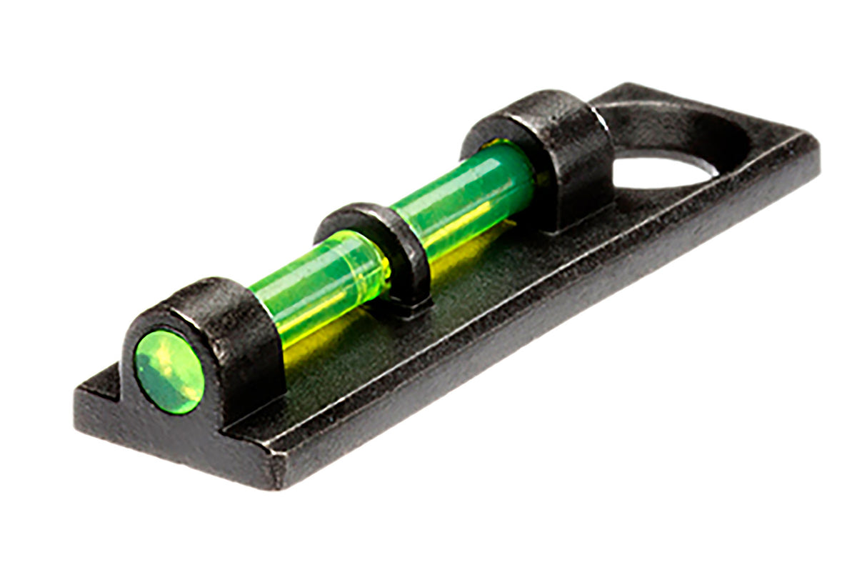 HiViz FL2005G Flame Bead Replacement Front Sight  Black | Green Fiber Optic Front Sight Universal Threads