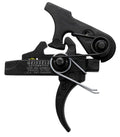 Geissele Automatics 05160 SSA-E  Two-Stage Curved Trigger with 2.90-3.80 lbs Draw Weight & Black Oxide Finish for AR-Pla