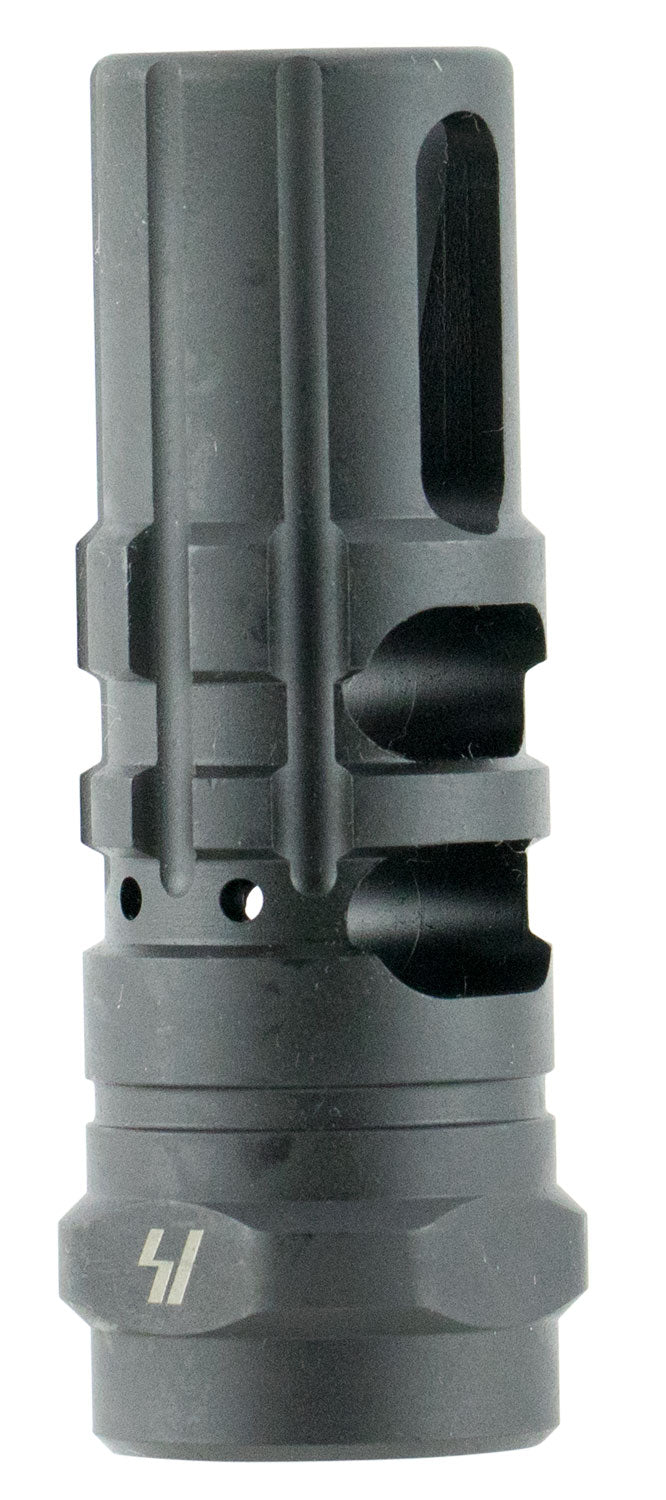 Strike Industries JCOMP2308 JComp Gen 2 Black Steel w/ 5/8"-24 tpi Threads 2.55" OAL 0.87" Diameter 0.34" Diameter 308 W