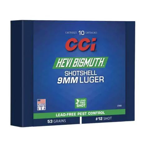 CCI 9MM LUGER BISMUTH SHOTSHELL AMMO 20RD