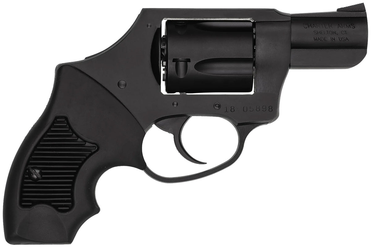 Charter Arms 13811 Undercover Lite Small 38 Special, 5 Shot 2" Black Steel Barrel & Cylinder, Black Passivate Aluminum F
