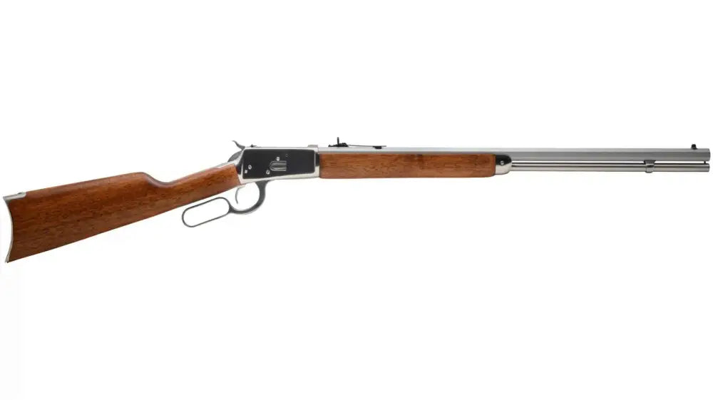 ROSSI R92 357MAG RFL 24" 12RD SS/HWD OCTAGON