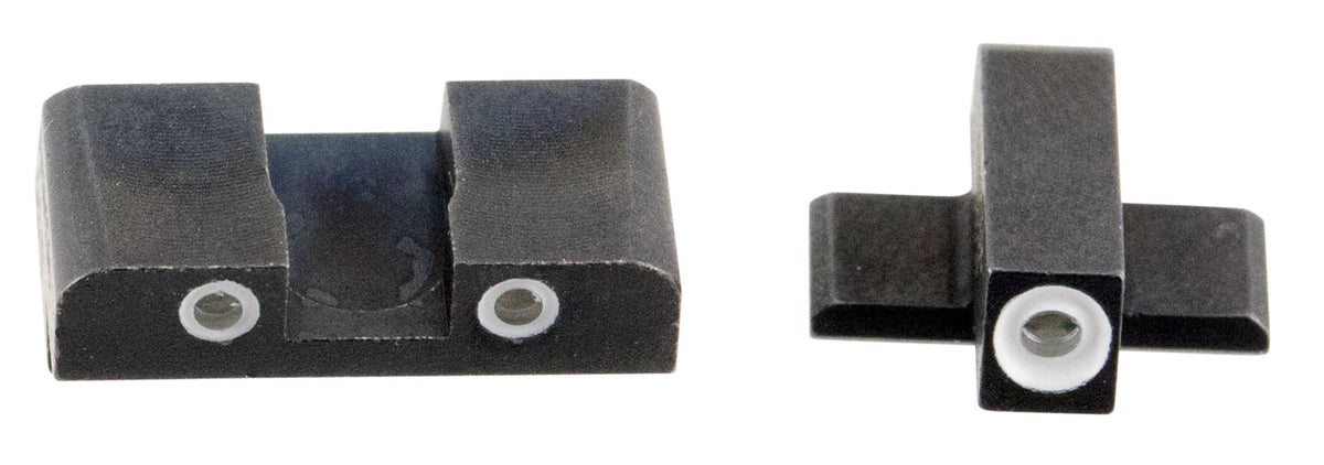 AmeriGlo SG161 Classic Tritium Sight Set for Sig Sauer  Green Tritium White Outline Front Sight-Green Tritium White Outl