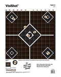 Champion Targets 45804 VisiShot  5-Diamond Paper Hanging Pistol/Rifle 13" x 18" Black/White 10 Pack