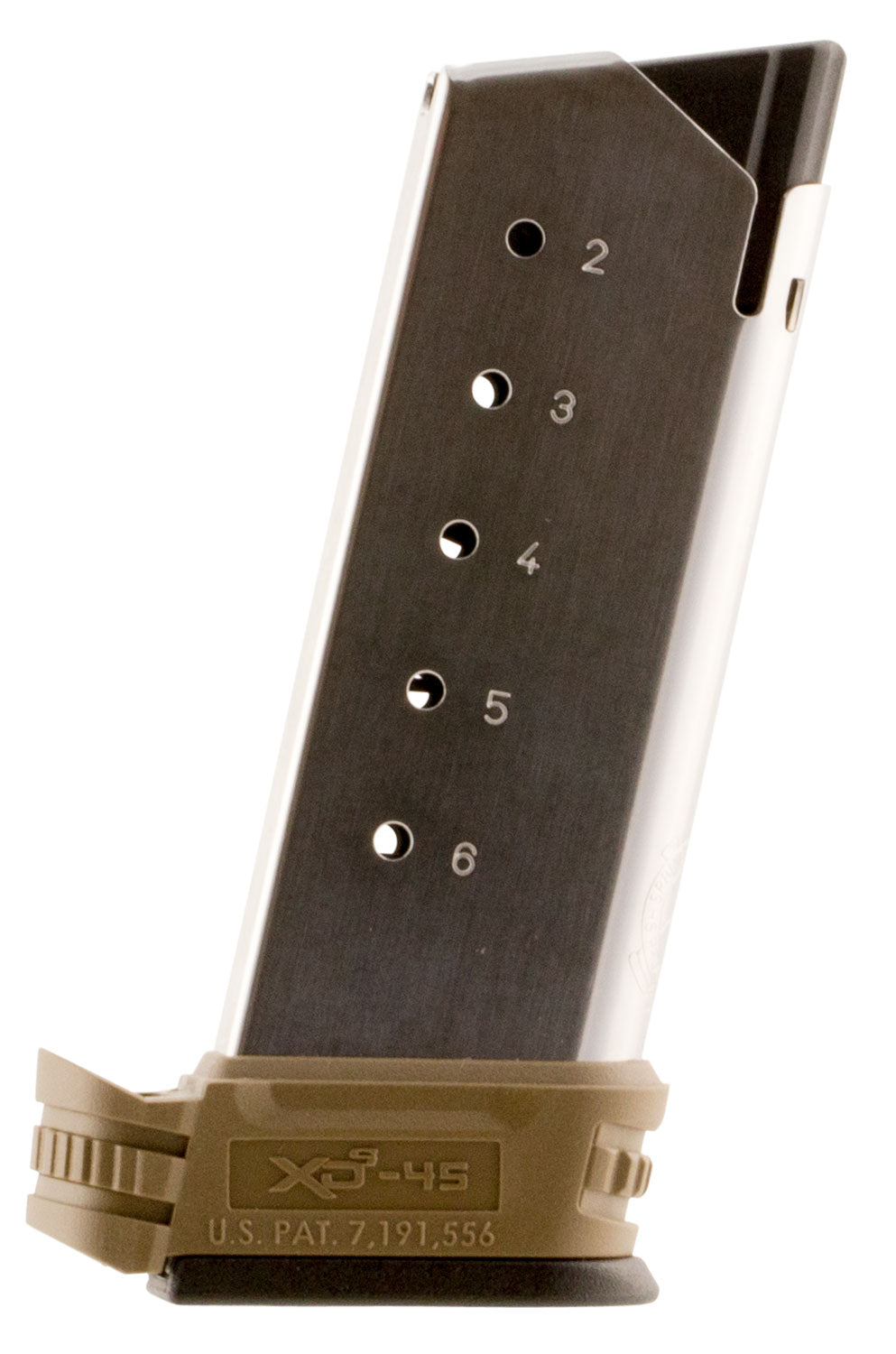 Springfield Armory XDS5006DE XD-S  6rd 45 ACP SS/FDE Stainless Steel