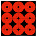 Birchwood Casey 33902 Target Spots  Self-Adhesive Paper Black/Orange 2" Bullseye 90 Pack