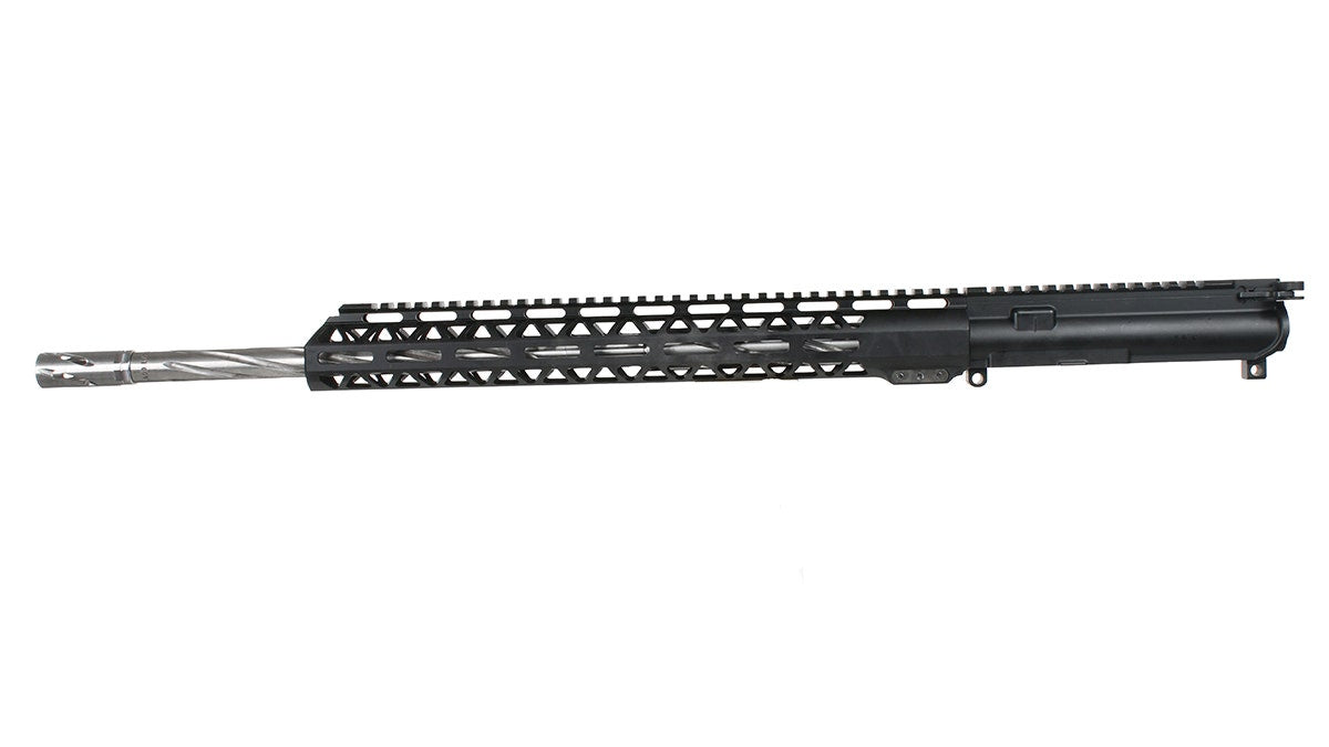 BC-15 .400 Legend Complete Upper Assembly, 20" Stainless Heavy Barrel, 1:16 Twist, Spiral Flutes, Carbine Length Gas System, MLOK, 15" Split Rail