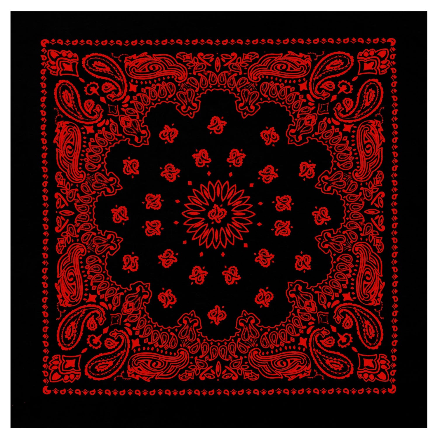 Rothco Trainmen Paisley Bandana - 22" X 22"