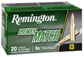 Remington Ammunition 27661 Premier Match 6.5Creedmoor 140gr Sierra MatchKing BTHP 20 Per Box/10 Case