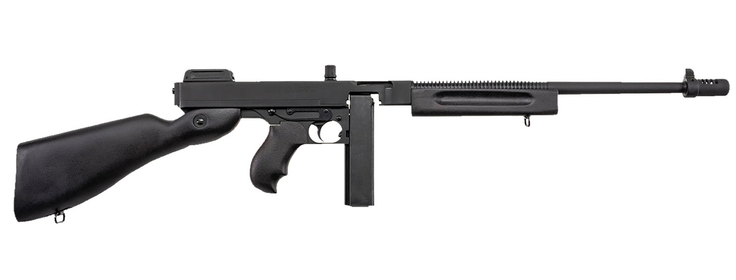 Thompson T1C 1927A-1 Commando Carbine 45 ACP Caliber with 16.50" Barrel, 20+1 Capacity (Stick), Black Parkerized Metal F