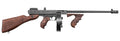 Thompson T1D 1927A-1 Deluxe 45 ACP Caliber with 16.50" Barrel, 10+1 Capacity (Drum), Blued Metal Finish, American Walnut