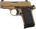 Sig Sauer 238380ESCPN P238 Micro-Compact Emperor Scorpion 380 ACP 2.70" 6+1 & 7+1 Flat Dark Earth Hardcoat Anodized Flat