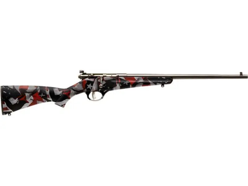 SAVAGE RASCAL 22LR RFL RED WHT BLUE