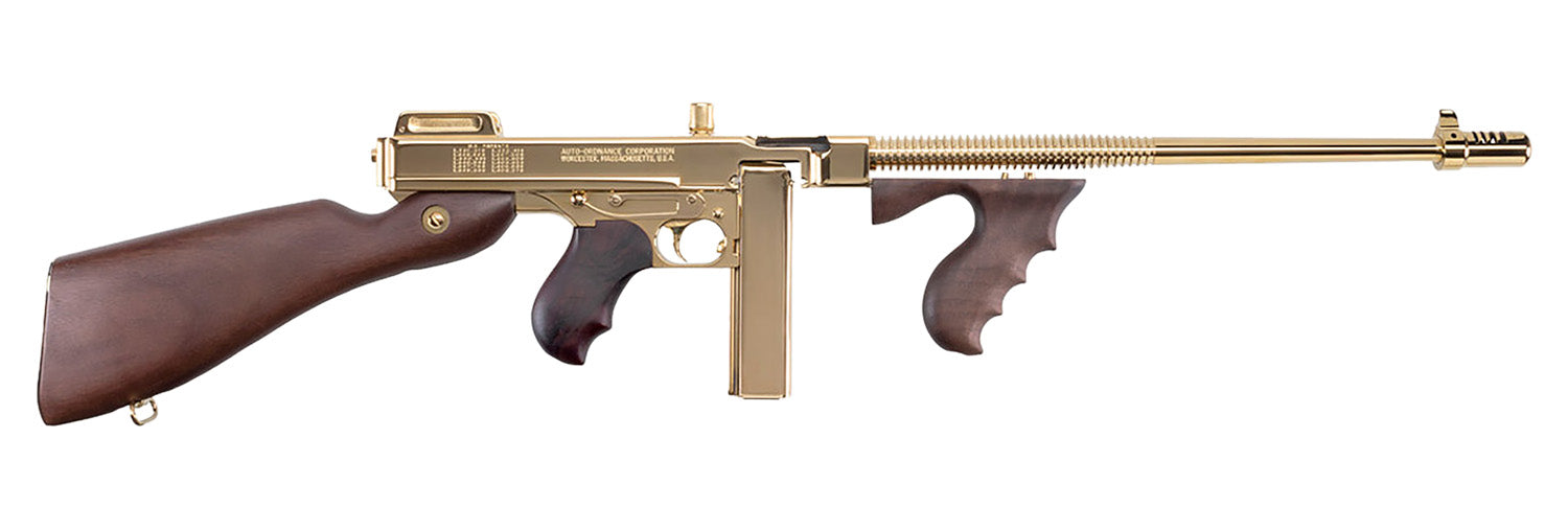 Thompson T150DTG 1927A-1 Deluxe 45 ACP Caliber with 16.50" Barrel, 20+1 Capacity (Stick), 50+1 Capacity (Drum), Titanium