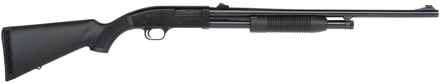 Maverick Arms 31017 88 Slug 12 Gauge with 24" Cylinder Bore Barrel, 3" Chamber, 5+1 Capacity, Blued Metal Finish, Black 