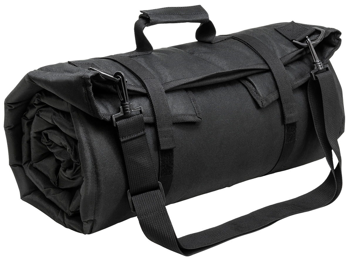 NcStar CVSHMR2957B Roll Up Shooting Mat  Black PVC 69"L x 35" H