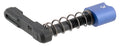 Strike Industries ARSMCBLU Magazine Catch Magazine Catch made of Black Steel with Blue 6061-T6 Aluminum Release Button f
