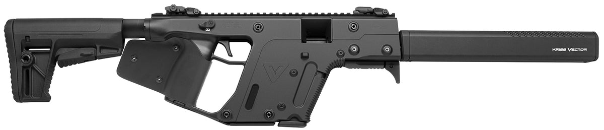 Kriss USA KV10CBL22 Vector CRB Gen2 *CA Compliant 10+1 Black Steel Barrel, Black Picatinny Rail Receiver, Fixed Black Sy