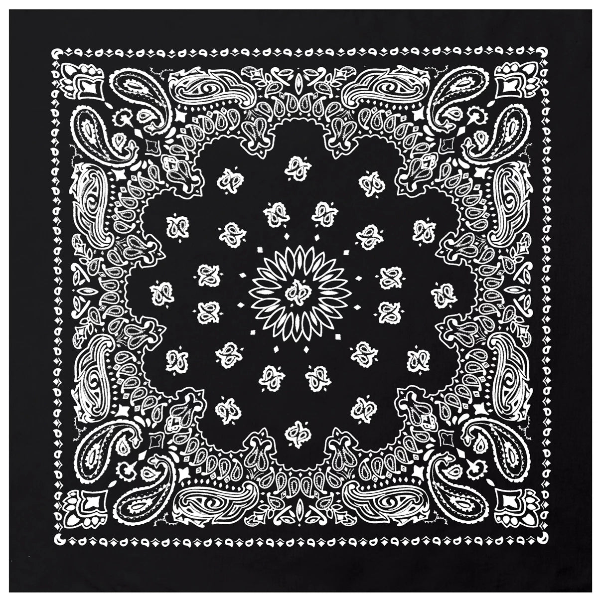 Rothco Trainmen Paisley Bandana – Extra-Large - 27” X 27"