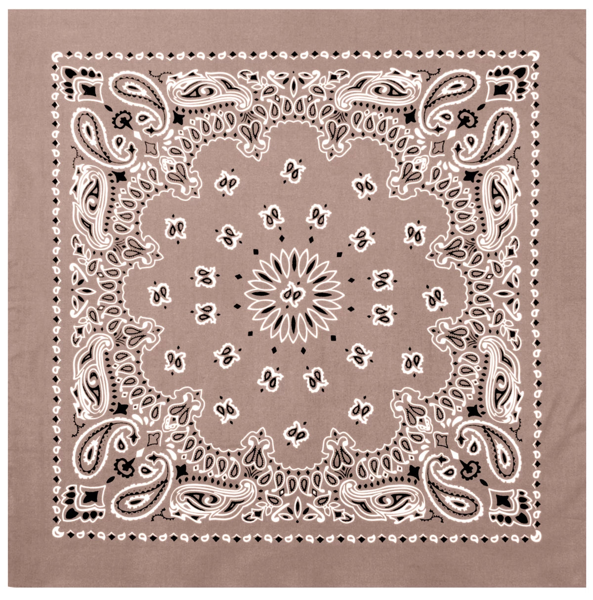 Rothco Trainmen Paisley Bandana – Extra-Large - 27” X 27"