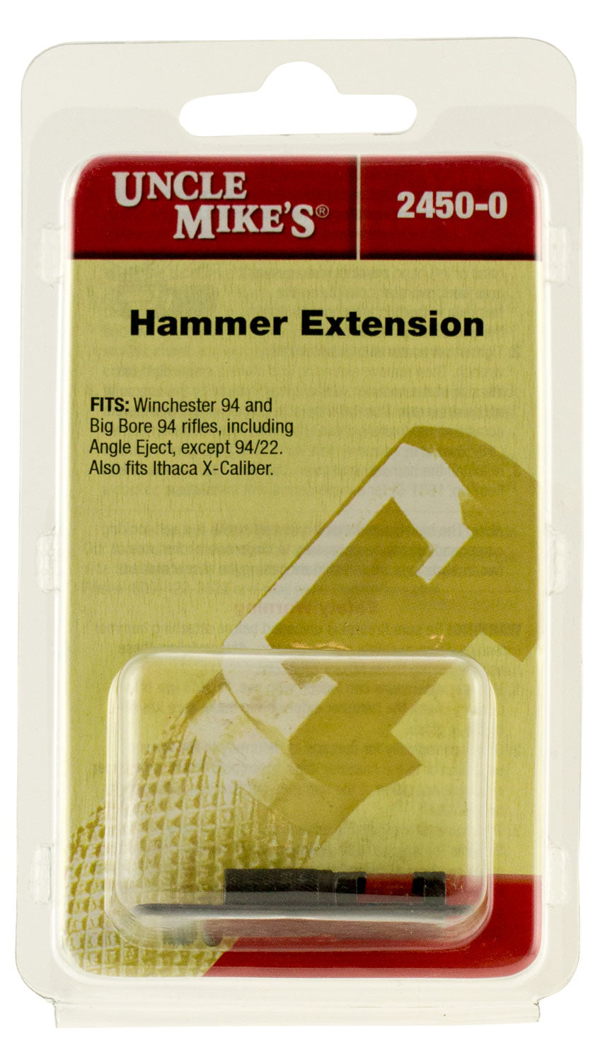 Uncle Mike's 2458 Hammer Extension  Marlin (1983 or later) Lever Black Steel