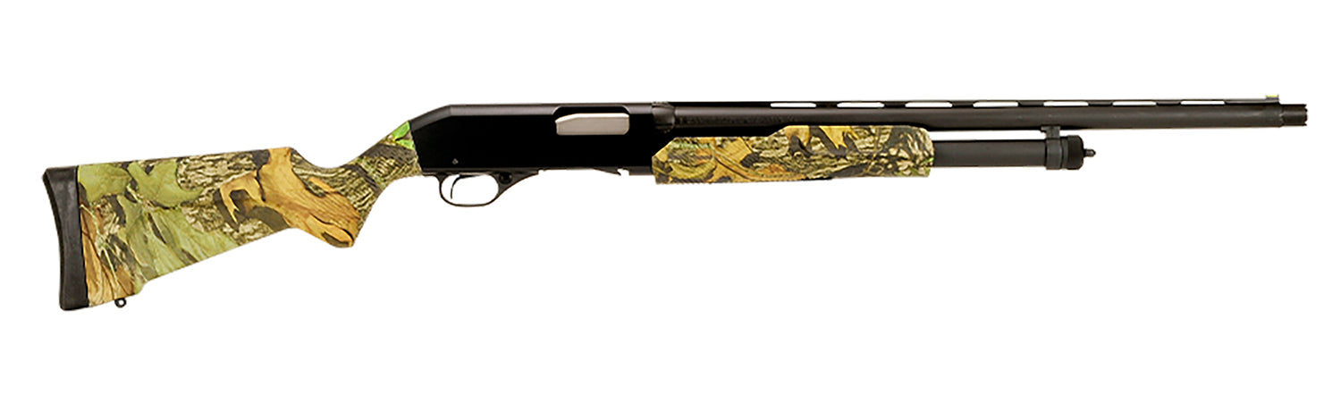 Stevens 22564 320 Field Compact 12 Gauge Pump 3" 5+1 22" Matte Black Vent Rib Barrel, Matte Black Aluminum Drilled & Tap