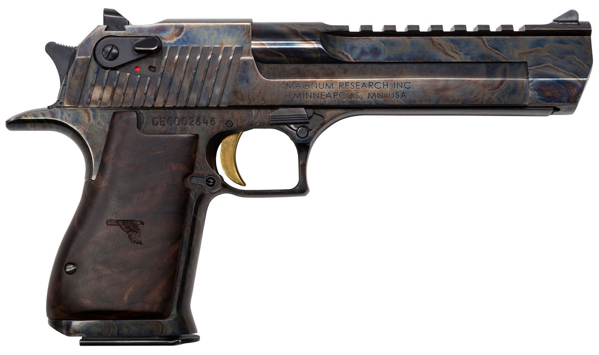 Magnum Research DE357CH Desert Eagle Mark XIX 357 Mag 6" 9+1 Color Case Hardened Carbon Steel with Clear Cerakote Frame 