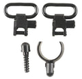 Uncle Mike's 15912 Magnum Band Swivel Set Quick Detach 115 SG-1 Blued 1" Loop for 12 Gauge Single/ Over Under Barrel Sho