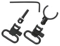 Uncle Mike's 15972 Magnum Band Swivel Set Blued Steel, 1" Loop Size, Quick Detach 115 SG-4 Style for Some 20 Gauge Shotg